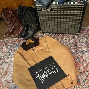 Teflon/Carhartt Detroit Style Jacket with Dark Brown Collar Corduroy